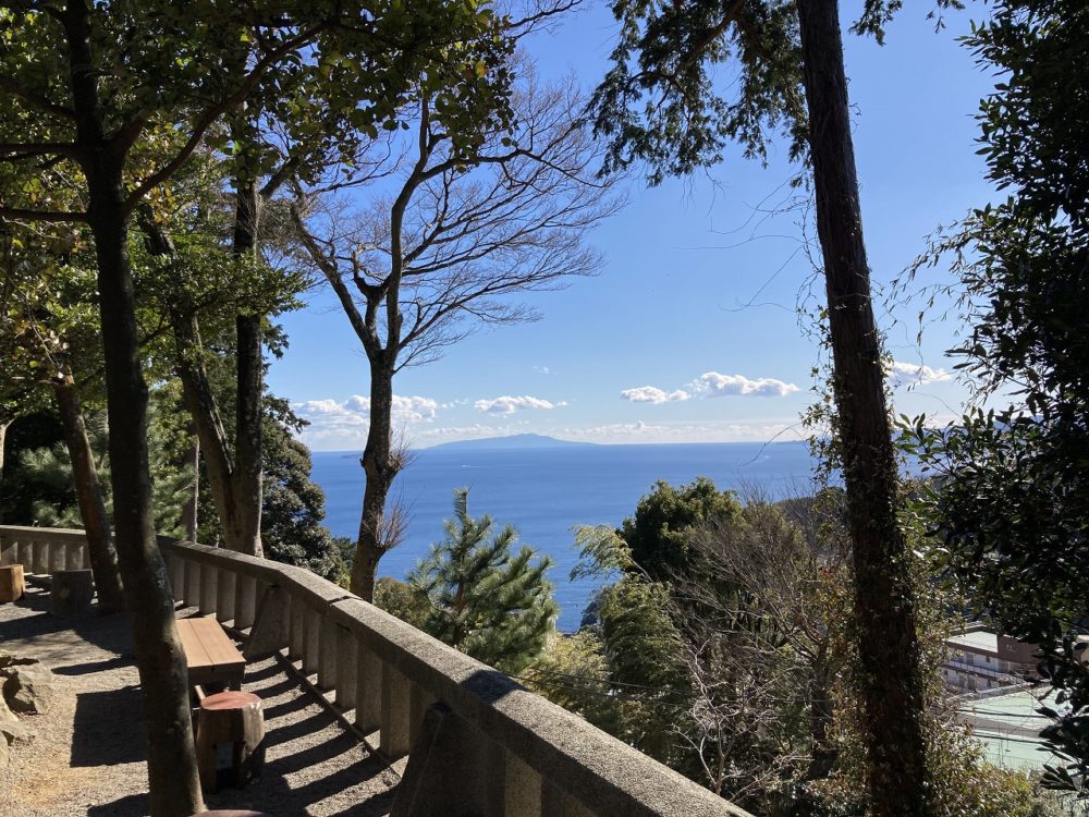 伊豆山神社からの見晴らし